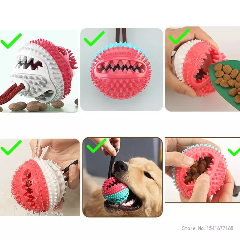 Juguete dental pelota cascabel 