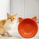 Plato cara de gato simple mini brillo