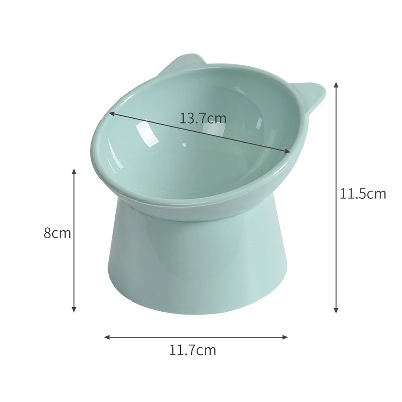 Plato plastico gato alto 
