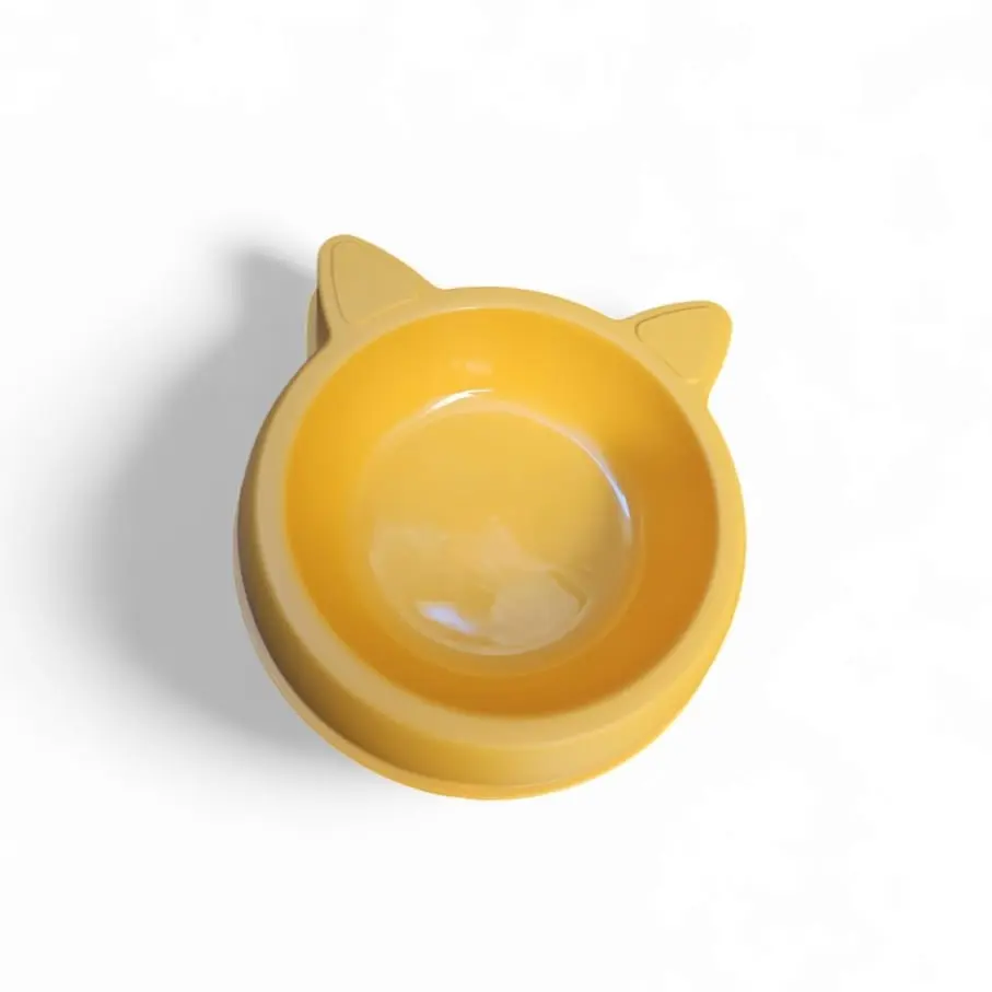 [100-201] Plato para gato “Carita de gato” — tamaño grande