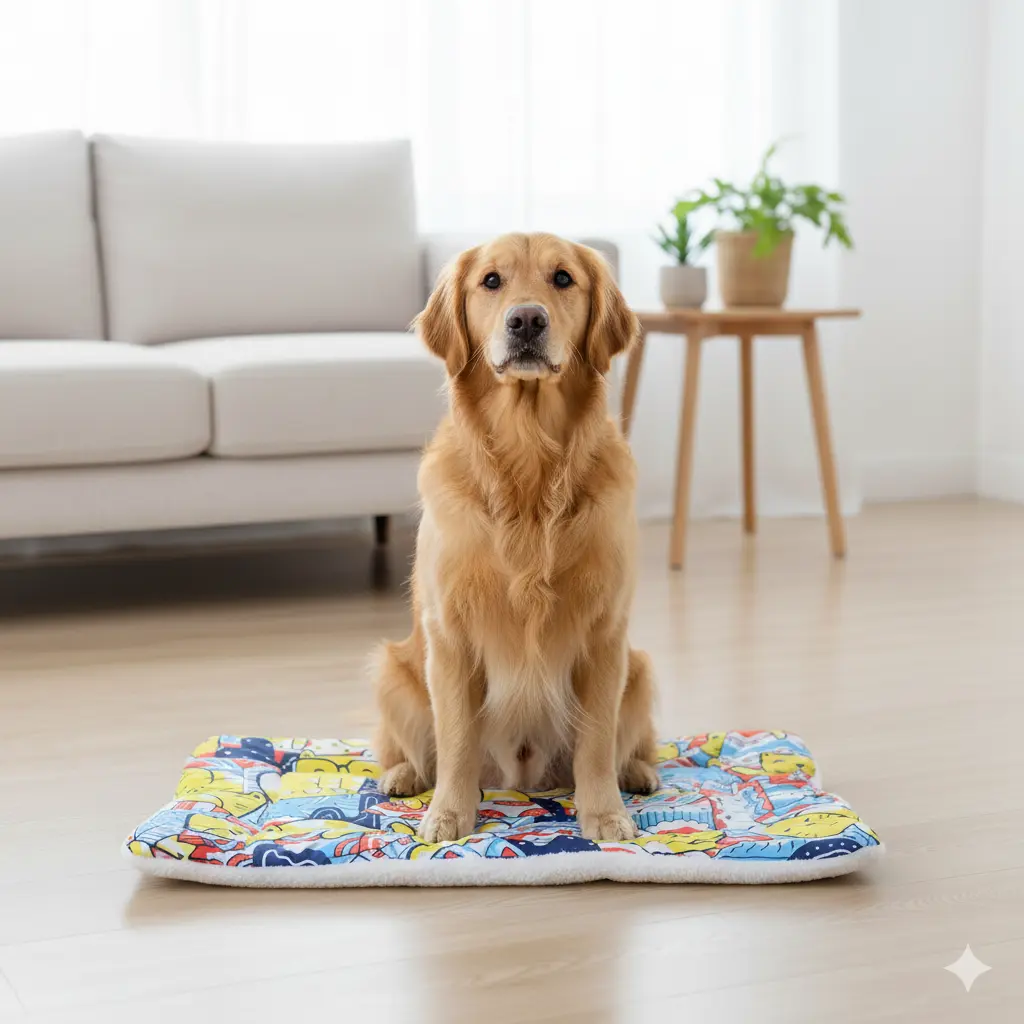 Colchoneta corderito diseño