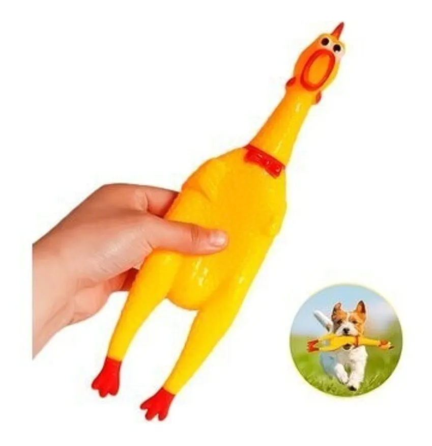 Juguete Pollo Gigante para Perros