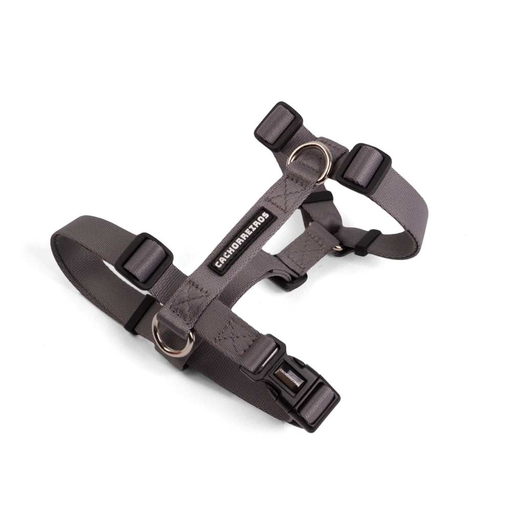 Pretal H Ajustable para Perros (S, Grafite)