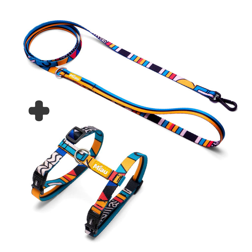 [KITMIAU10] Pretal y Correa para Gatos