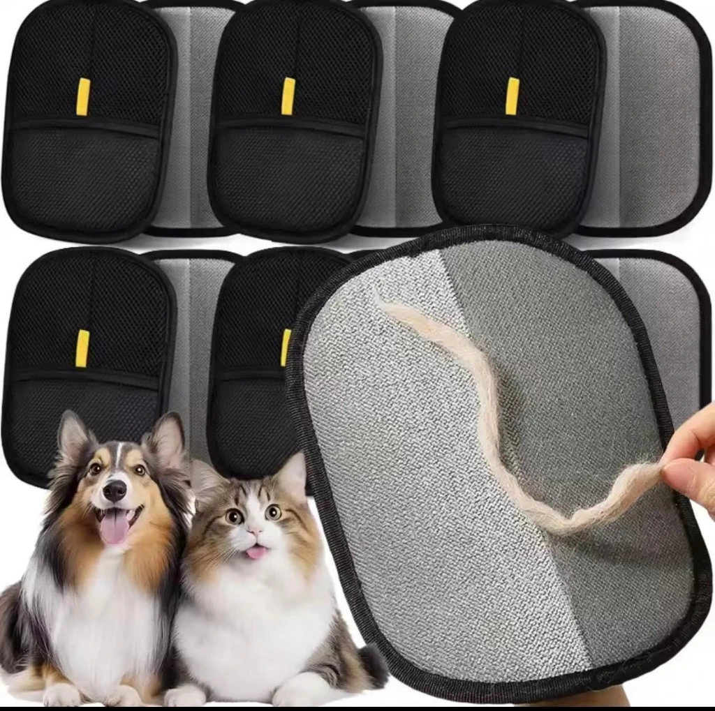 Cepillo Removedor de Pelo para Mascotas – Guante Doble Cara