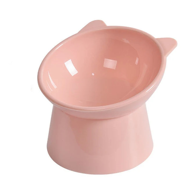 [100-331/ba-1374] Plato Plástico Alto para Gatos