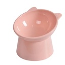 Plato Plástico Alto para Gatos