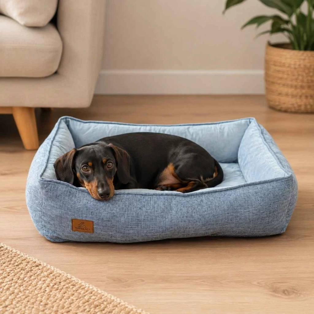 Cama Rectangular Premium para Perros y Gatos