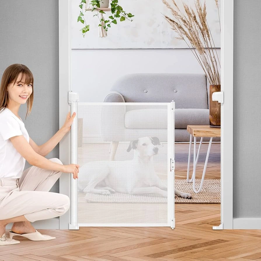 Puerta Extensible Metálica de Seguridad para Mascotas