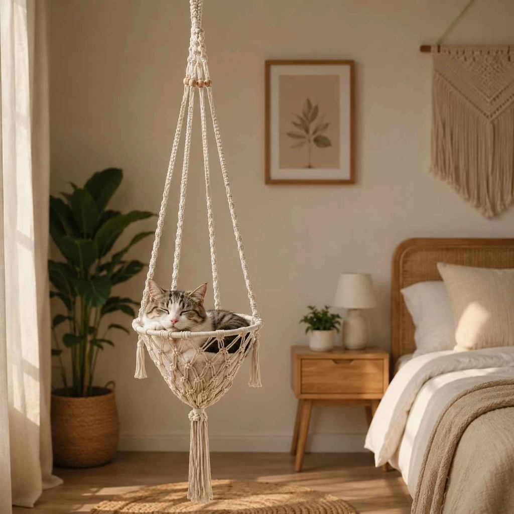 Cama Colgante Premium para Gatos