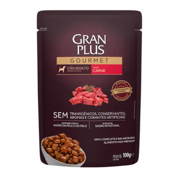 SACHET GPLUS PERRO ADULTO 100 GRS (Filhote Pollo)