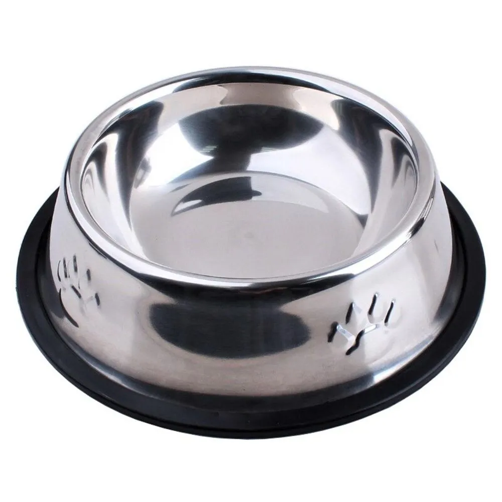 Plato acero inoxidable 22 cm antideslizante 
