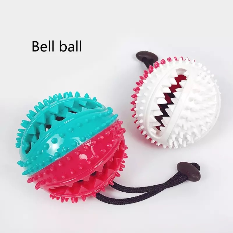 Juguete dental pelota cascabel 