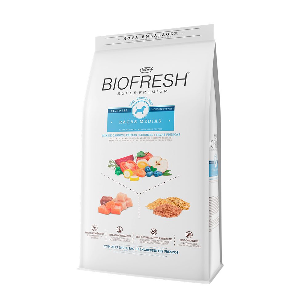 [113355] BIOFRESH Cachorros Razas Medias – 15 kg