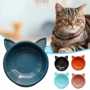 Plato cara de gato simple mini brillo