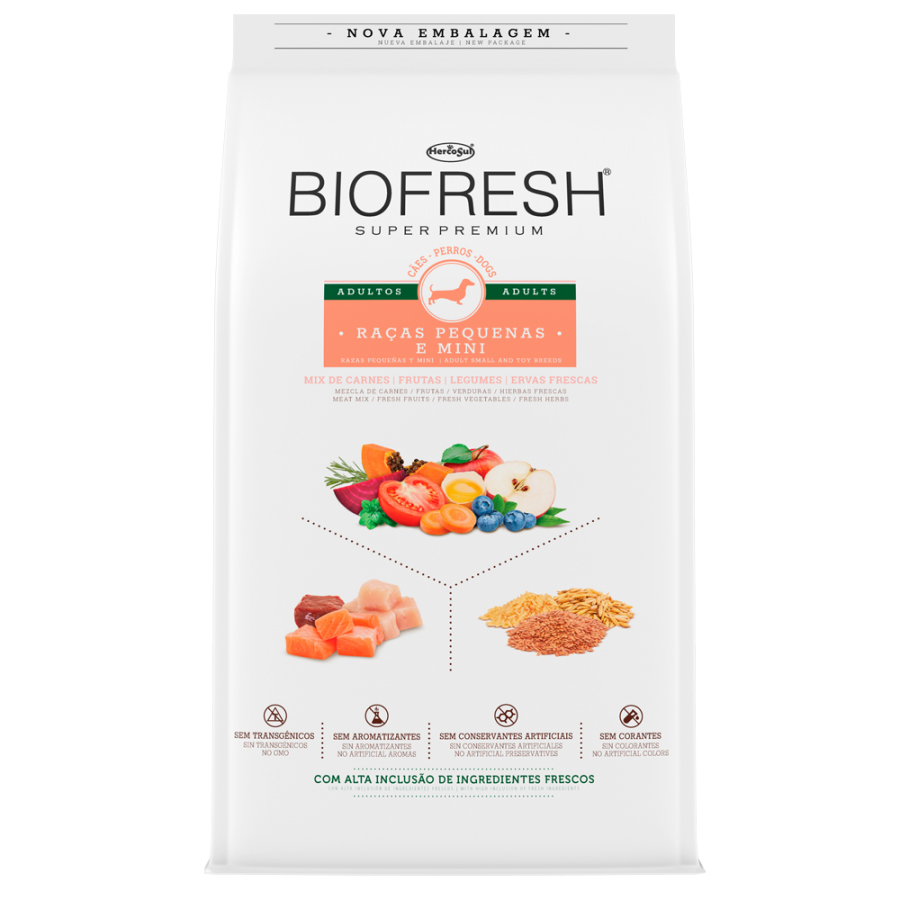 BIOFRESH ADULTO RAZAS PEQ. Y MINI 3Kgs