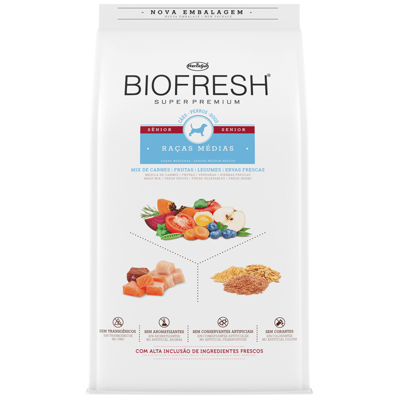 BIOFRESH Senior Razas Medias – 10,1 kg