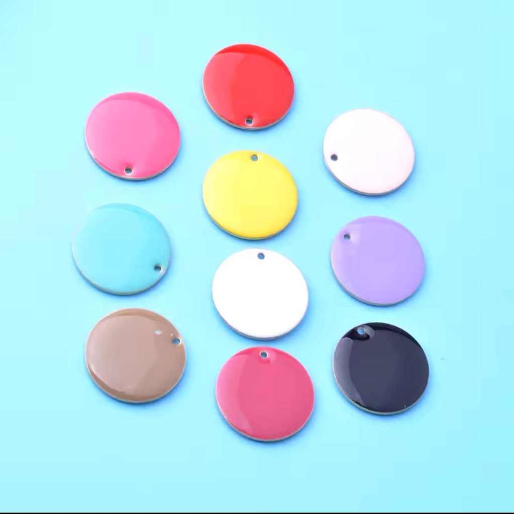 Identificador chapa circulares esmaltados XS