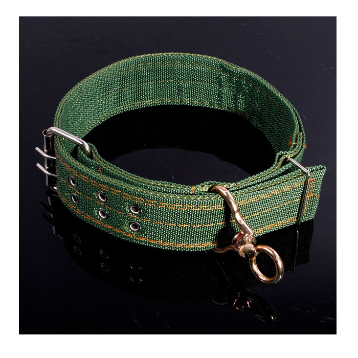 Collar doble ojalillo VERDE 70*5cms