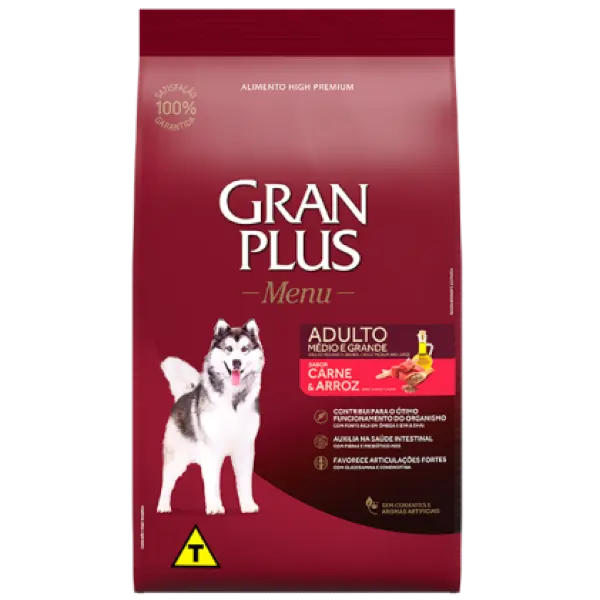 GPLUS MENU PERRO ADULTO / POLLO & ARROZ 