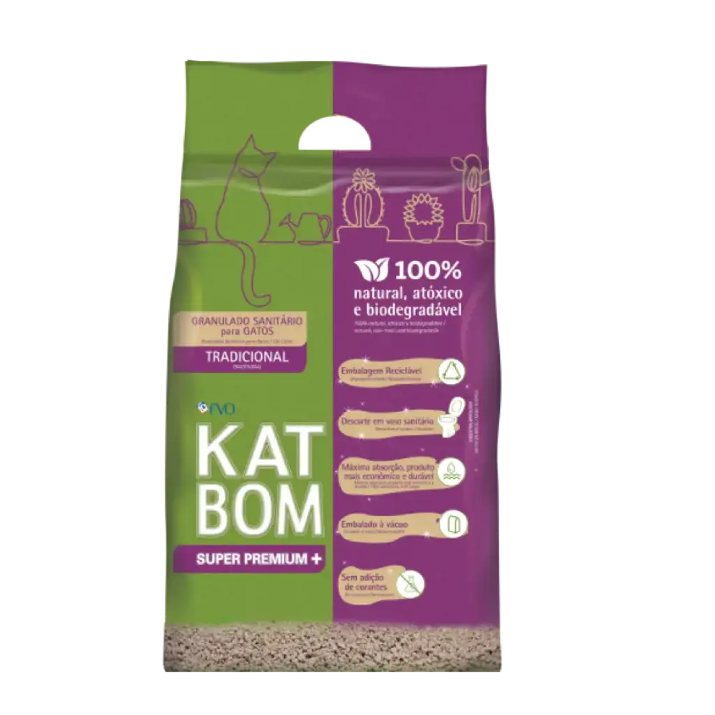 Sanitario Kat Bom Natural