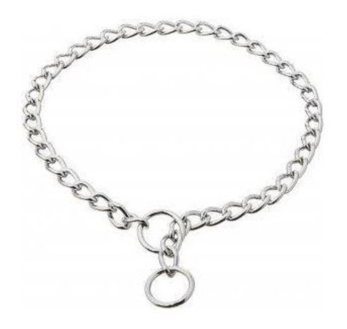 [YP-2] Collar Ahorque Cromado para Perro  (4.5x70cms)