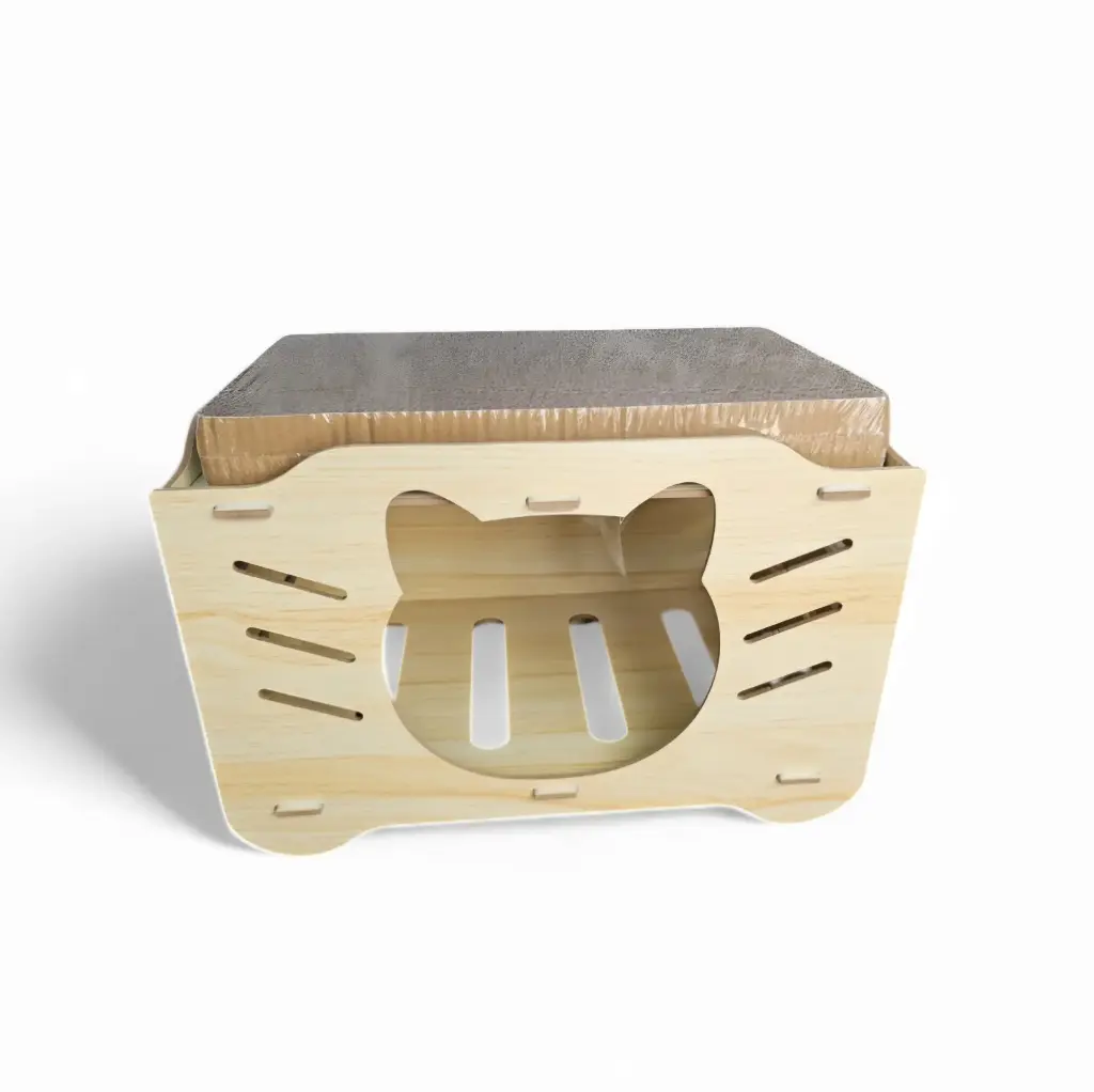 [590-592] Casa de Madera para Gatos