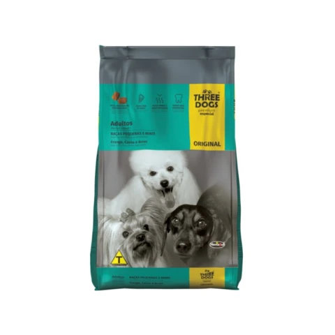 [16659] ThreeDogs Familia Original Adultos Razas Pequeñas 10,1 kg
