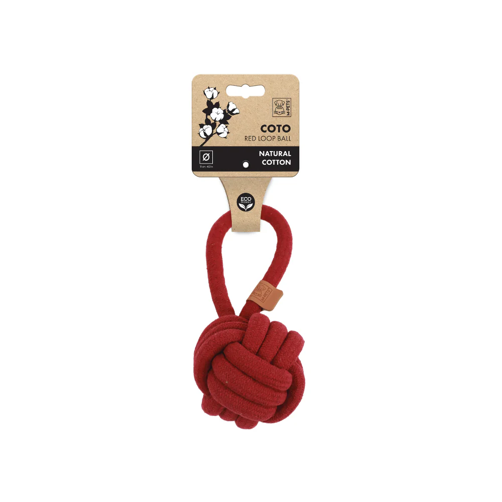 [10662405]  Juguete para Perros Coto ECO Rope Red Loop Ball