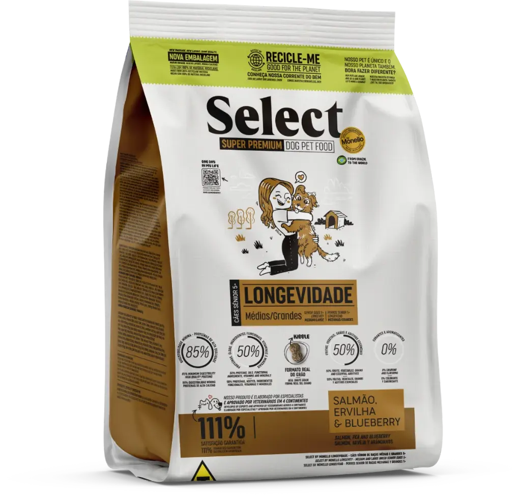 Select Longevidad – Razas Medianas y Grandes 7 Kg 