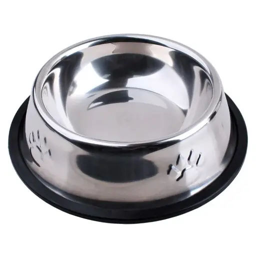 Plato acero inoxidable 22 cm antideslizante 
