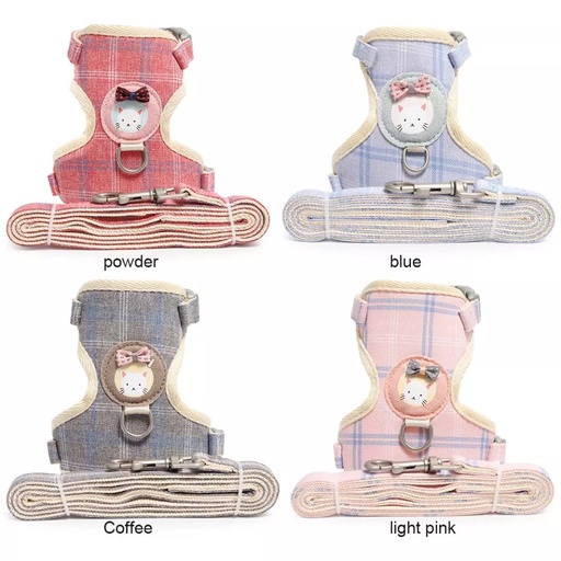 Arnes para gato cuadrille G
