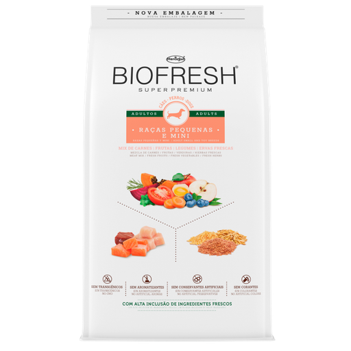 [3672] BIOFRESH ADULTO RAZAS PEQ. Y MINI 3Kgs