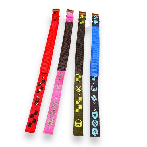 [590-156] Collar cinta doble C/GOMA Diseño