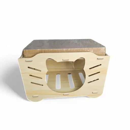 [590-592] Casa de Madera para Gatos