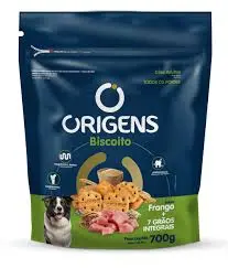 [0400g] Origens Biscoito – Galletas para perros adultos sabor pollo + 7 granos (700 g)